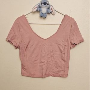 Lululemon Align T-shirt Pink Puff Size 12